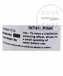 Deco Relief Ingredients Intense Pink Food Colour 50g