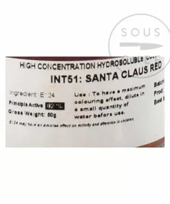 Deco Relief Intense Santa Claus Red Food Colour 50g