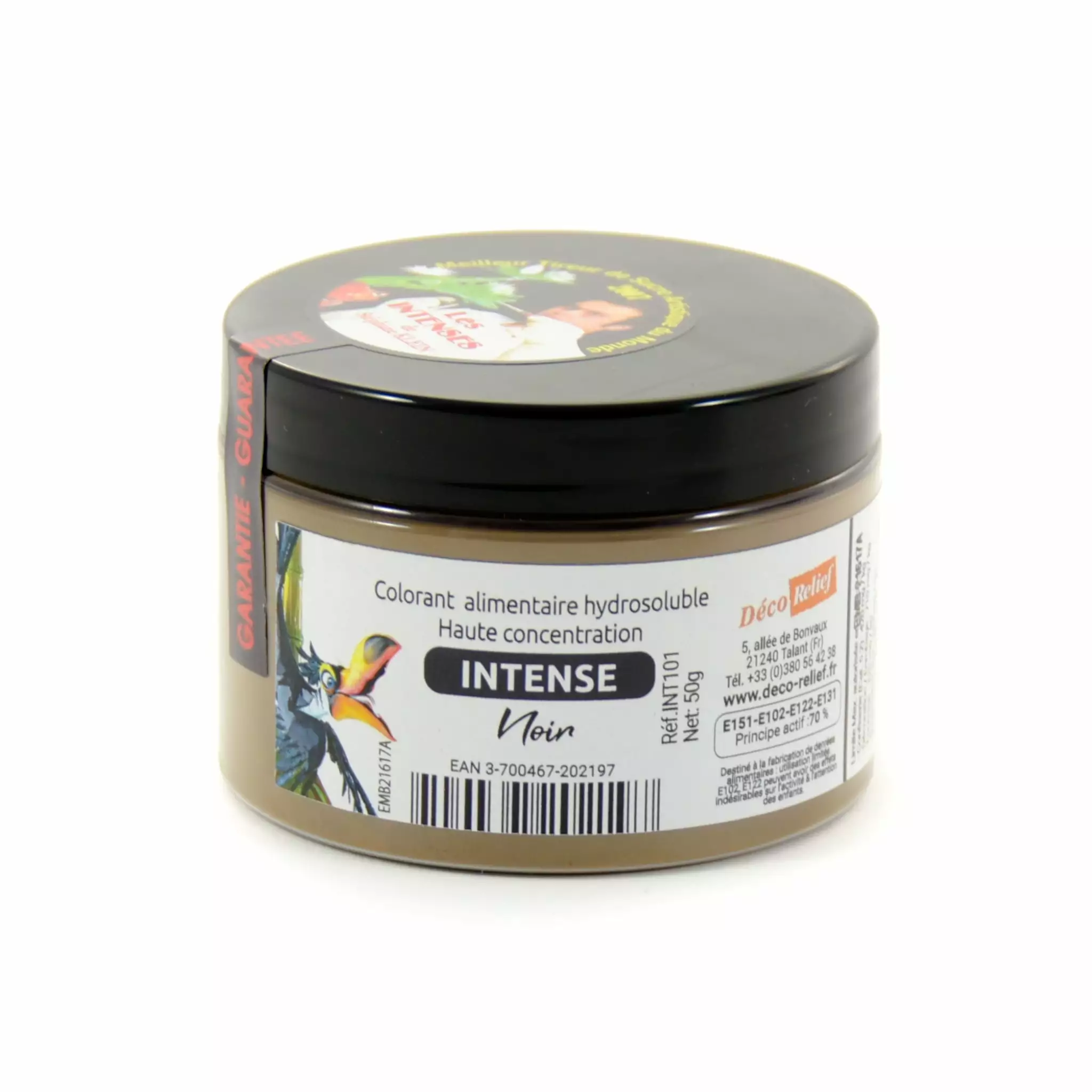 Deco Relief Ingredients Intense Black Food Colour 50g 3 Deco Relief Ingredients Intense Black Food Colour 50g