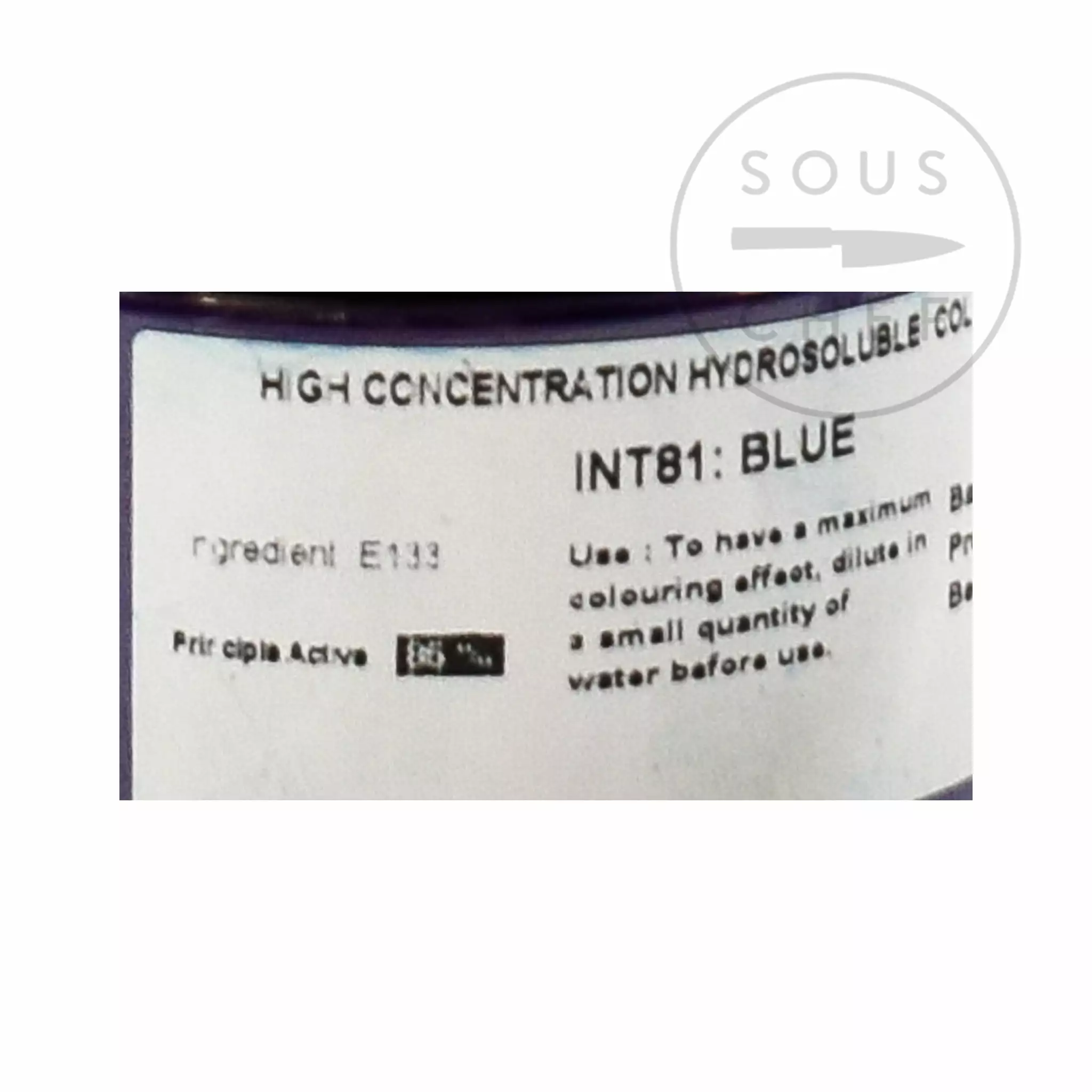 Deco Relief Intense Blue Food Colour 50g Ingredients 5 Deco Relief Intense Blue Food Colour 50g Ingredients