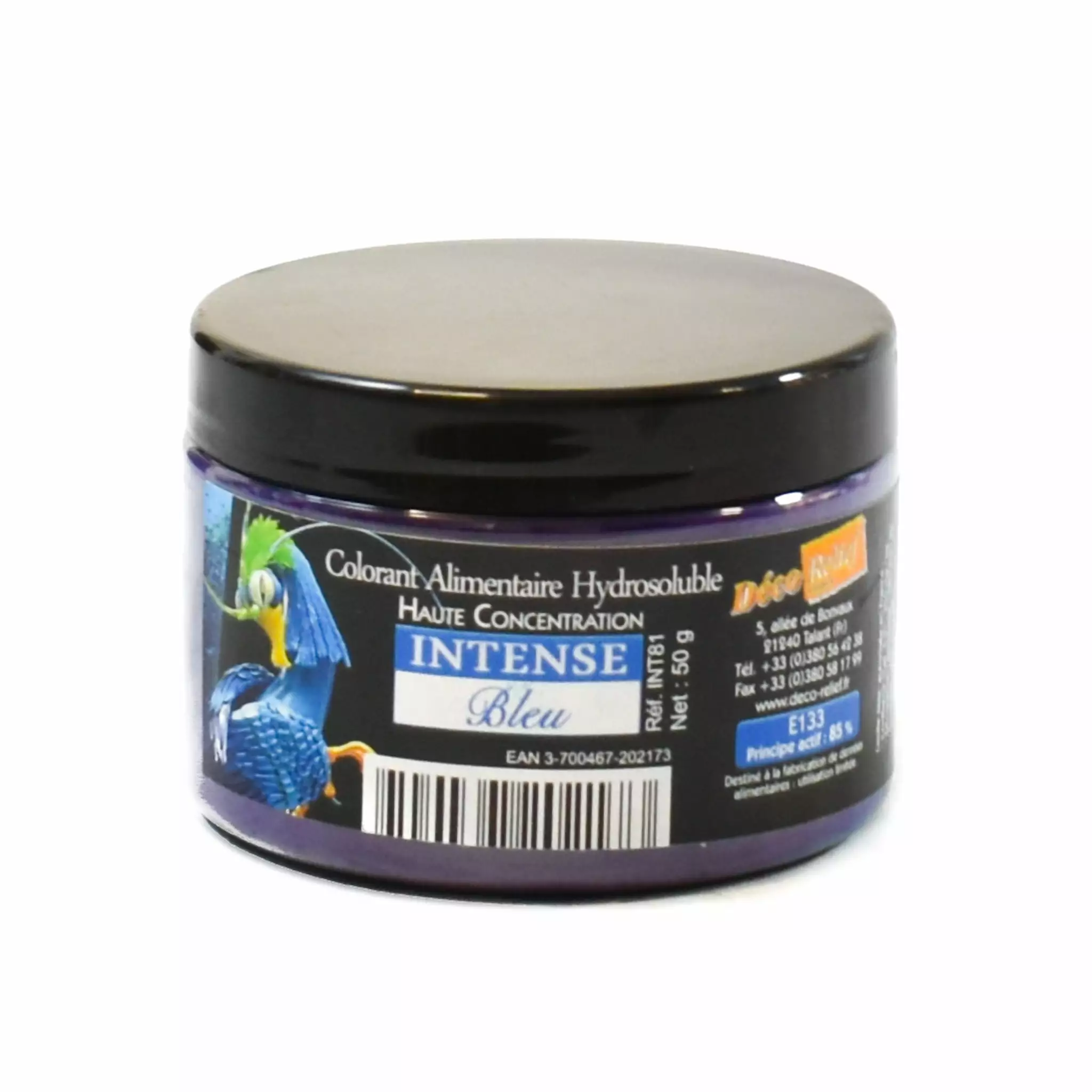 Deco Relief Intense Blue Food Colour 50g Ingredients 3 Deco Relief Intense Blue Food Colour 50g Ingredients