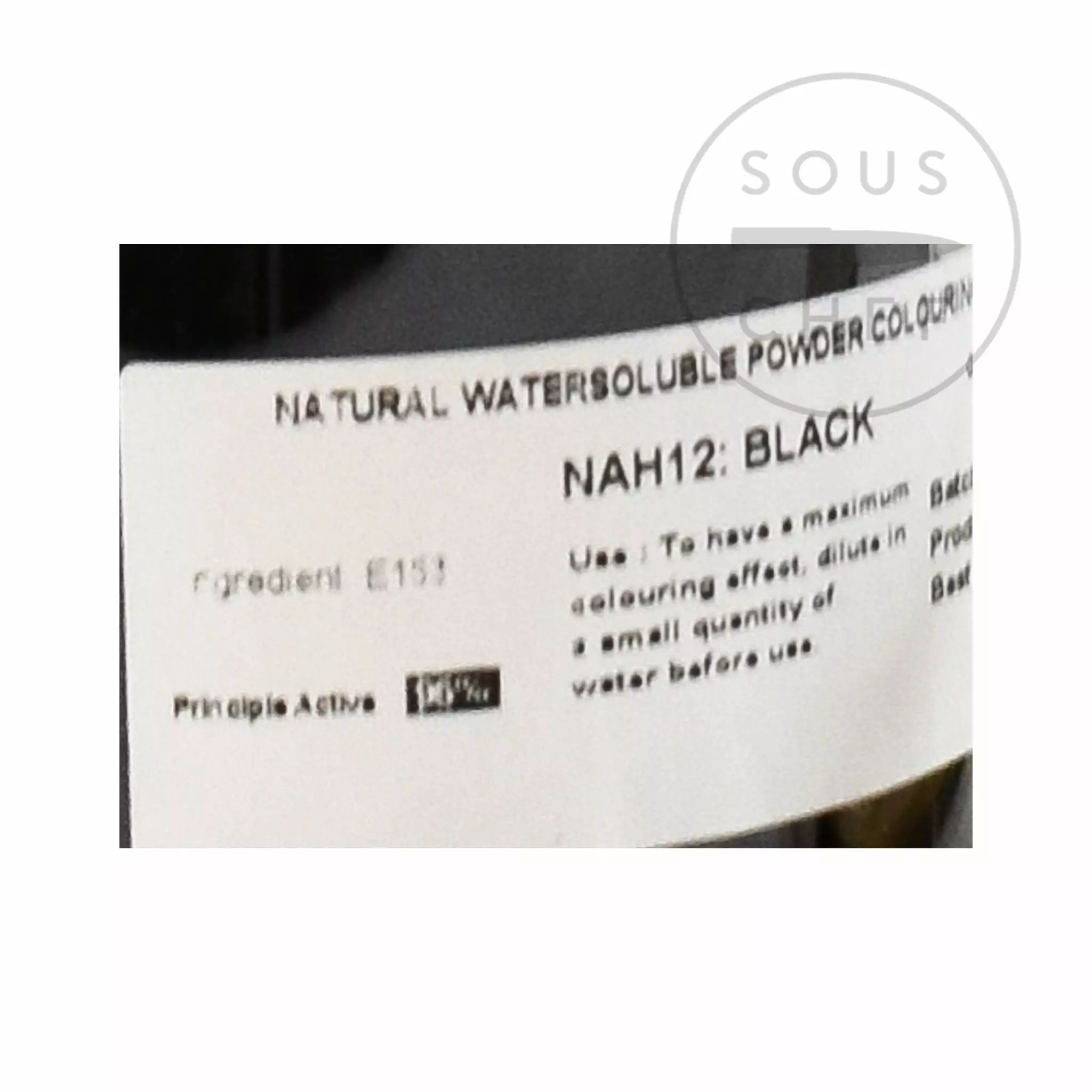 Deco Relief Professional Natural Black Food Colour - Charcoal 50g 4 Deco Relief Professional Natural Black Food Colour - Charcoal 50g