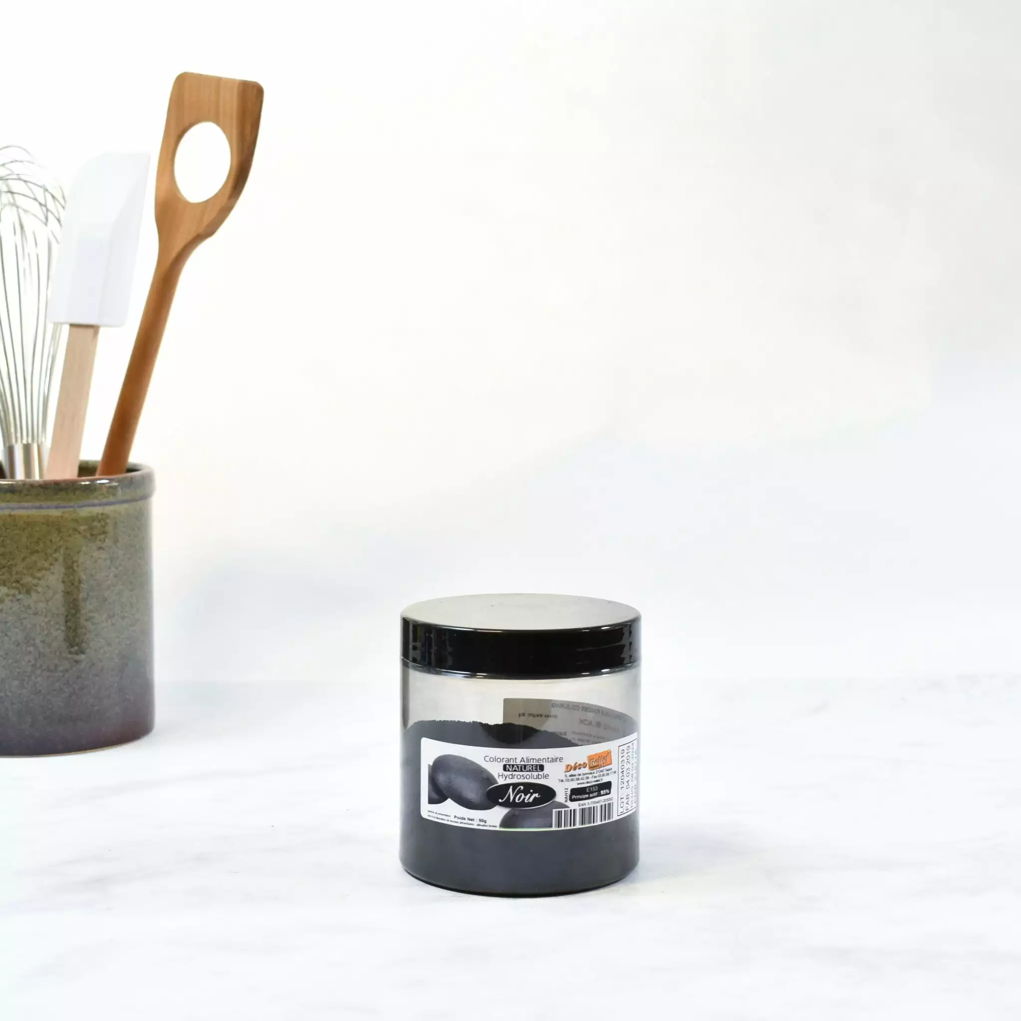 Deco Relief Professional Natural Black Food Colour - Charcoal 50g 5 Deco Relief Professional Natural Black Food Colour - Charcoal 50g