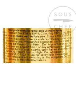 Deco Relief Ingredients Edible Gold Spray 300ml 7 Deco Relief Ingredients Edible Gold Spray 300ml