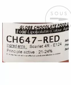 Deco Relief Red Gloss Food Colour For Chocolate 20g