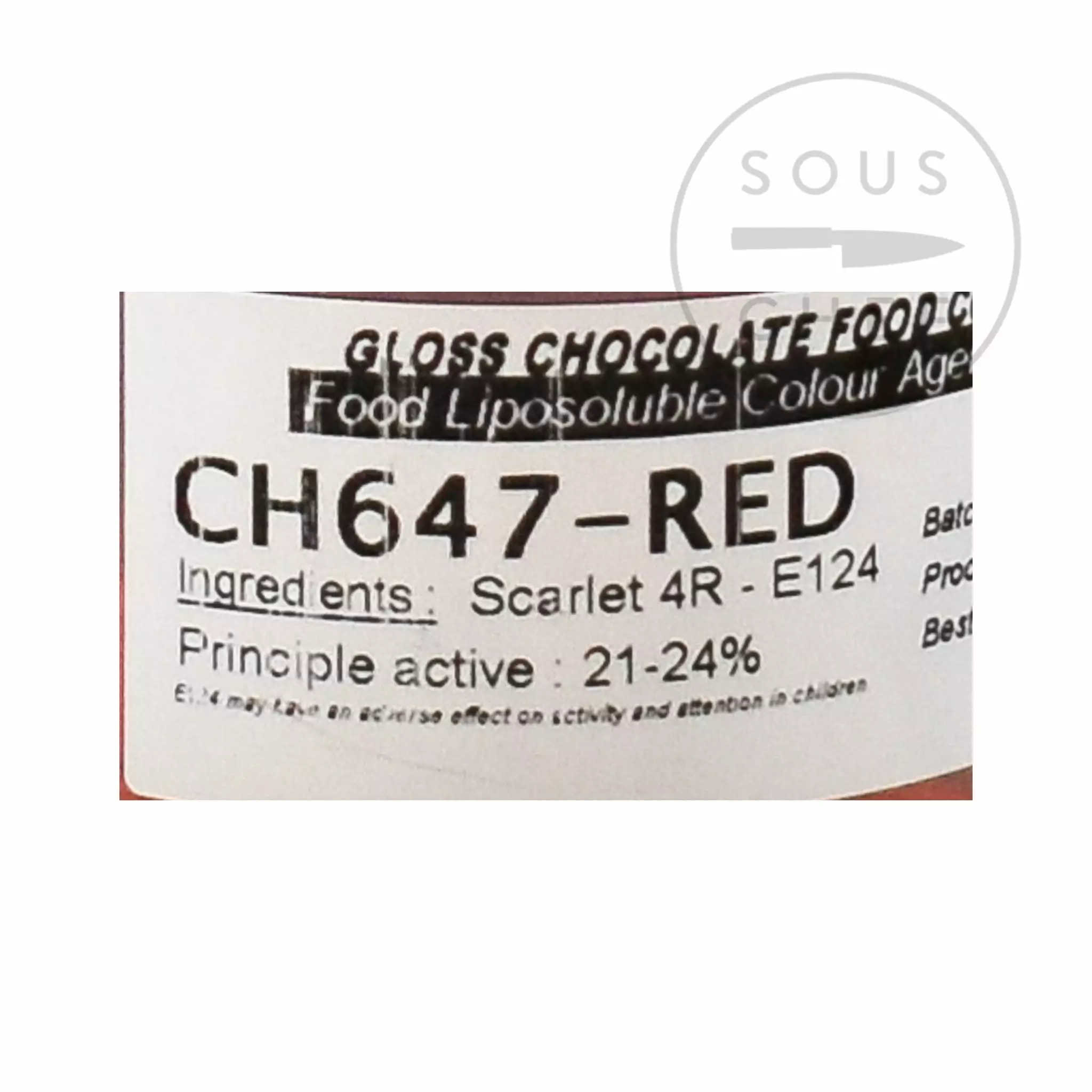 Deco Relief Red Gloss Food Colour For Chocolate 20g 4 Deco Relief Red Gloss Food Colour For Chocolate 20g