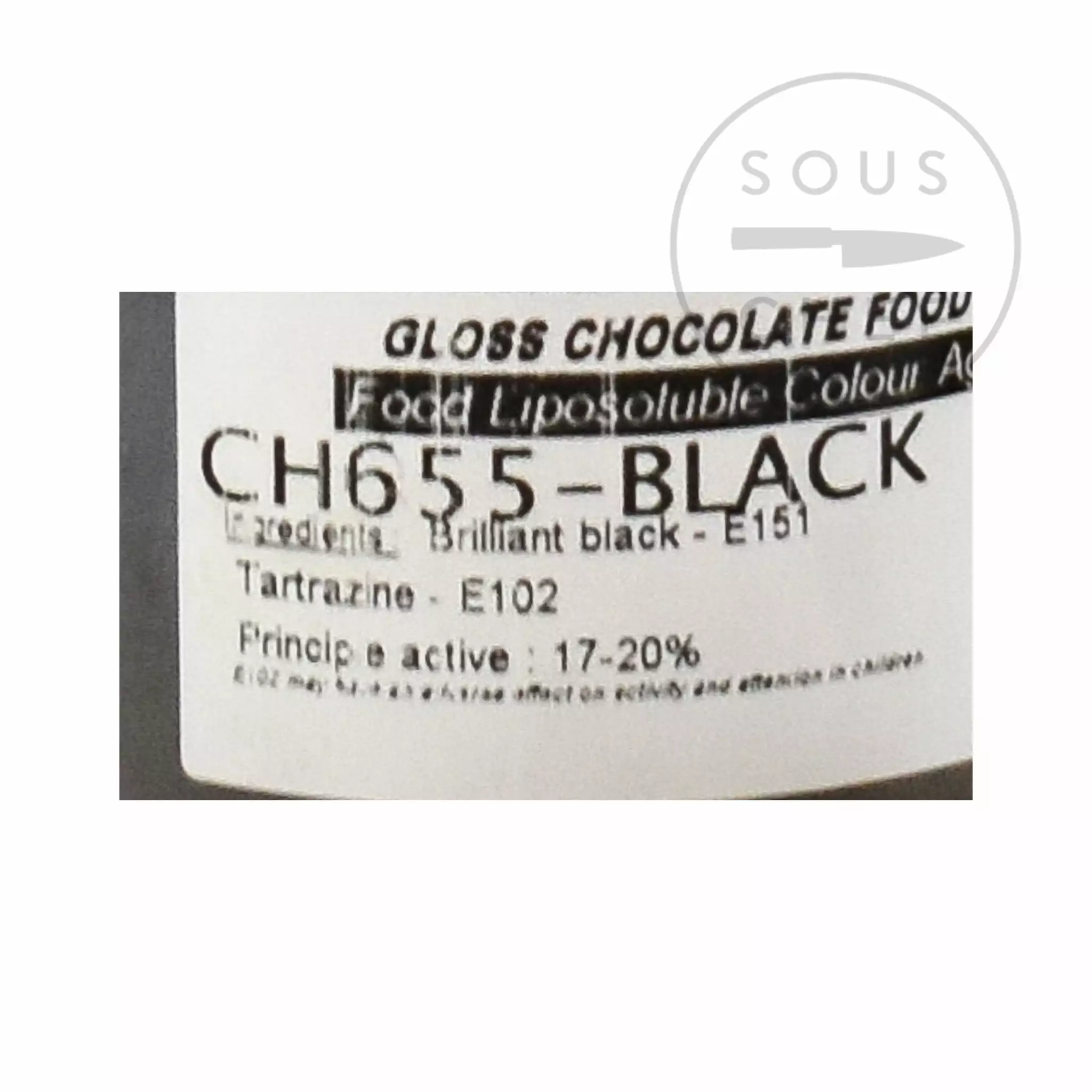 Deco Relief Black Gloss Food Colour For Chocolate 20g Ingredients 4 Deco Relief Black Gloss Food Colour For Chocolate 20g Ingredients