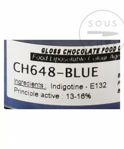 Deco Relief Ingredients Blue Gloss Food Colour For Chocolate 20g