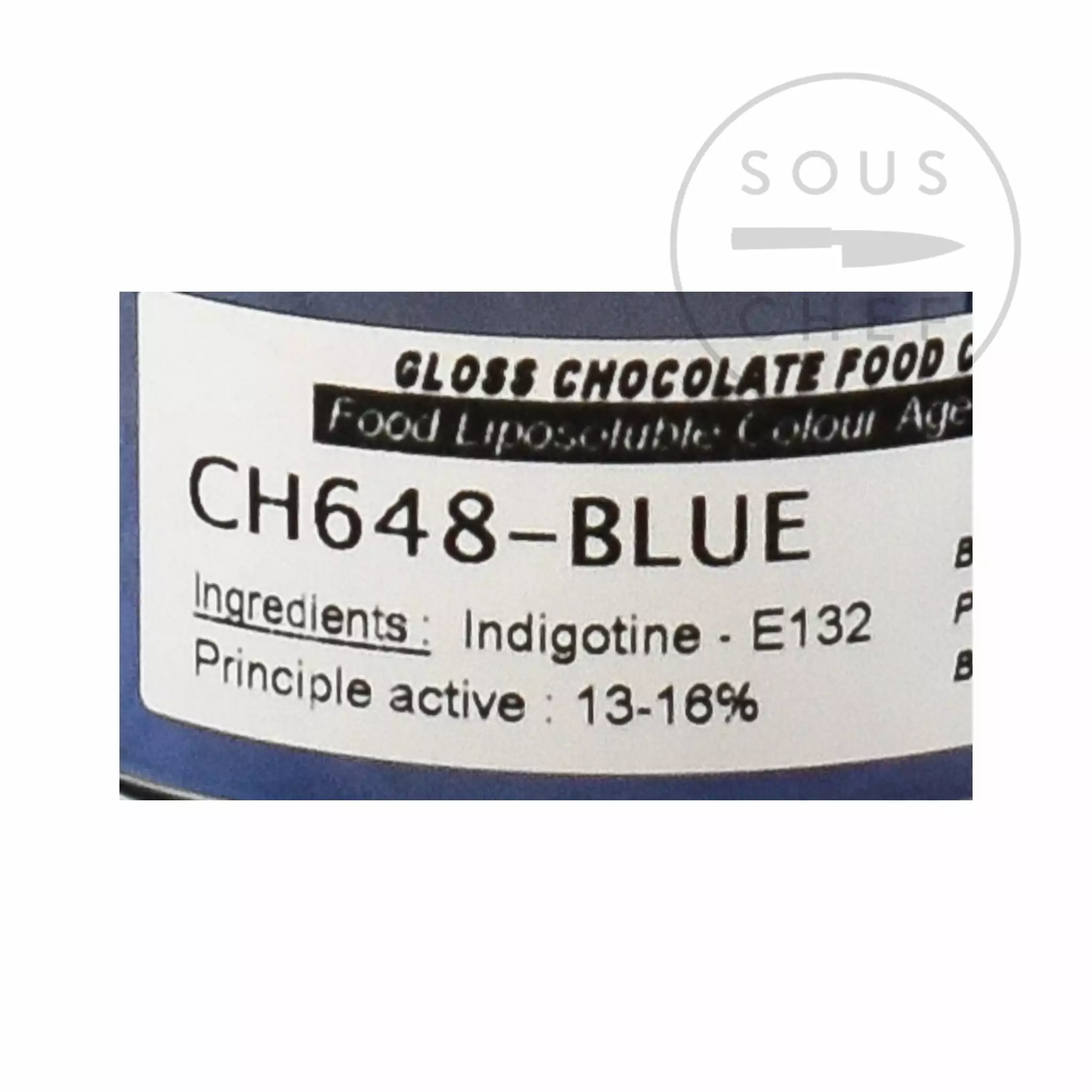 Deco Relief Ingredients Blue Gloss Food Colour For Chocolate 20g 4 Deco Relief Ingredients Blue Gloss Food Colour For Chocolate 20g
