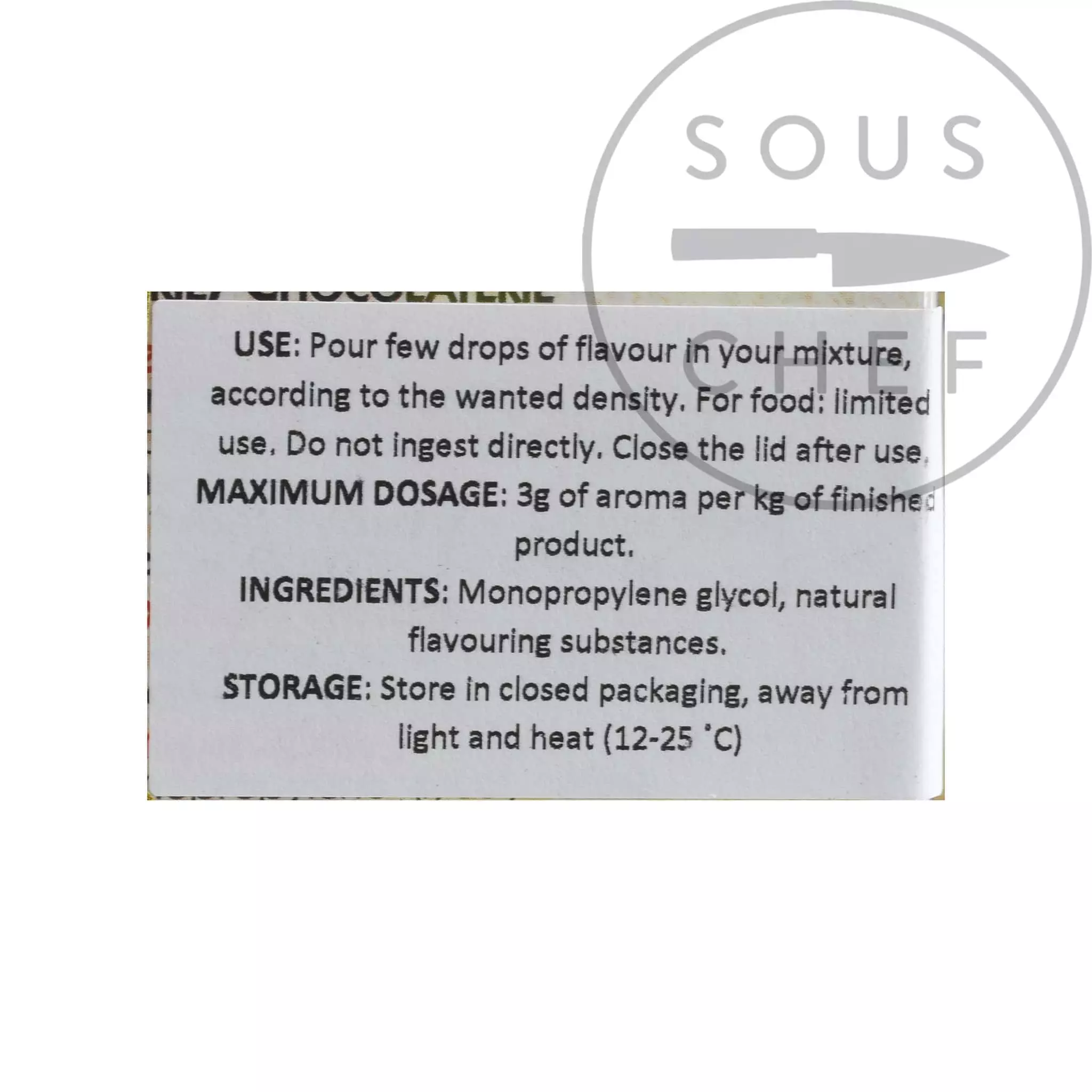 Deco-Relief Natural Concentrated Raspberry Flavour 30ml Ingredients 4 Deco-Relief Natural Concentrated Raspberry Flavour 30ml Ingredients