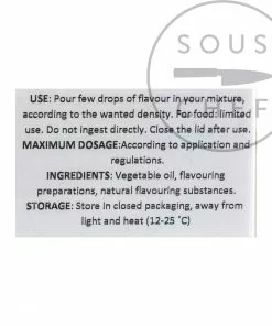 Deco-Relief Natural Concentrated Lemon Flavour 30ml Ingredients