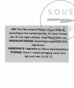 Deco-Relief Natural Concentrated Yuzu Flavour 30ml Ingredients