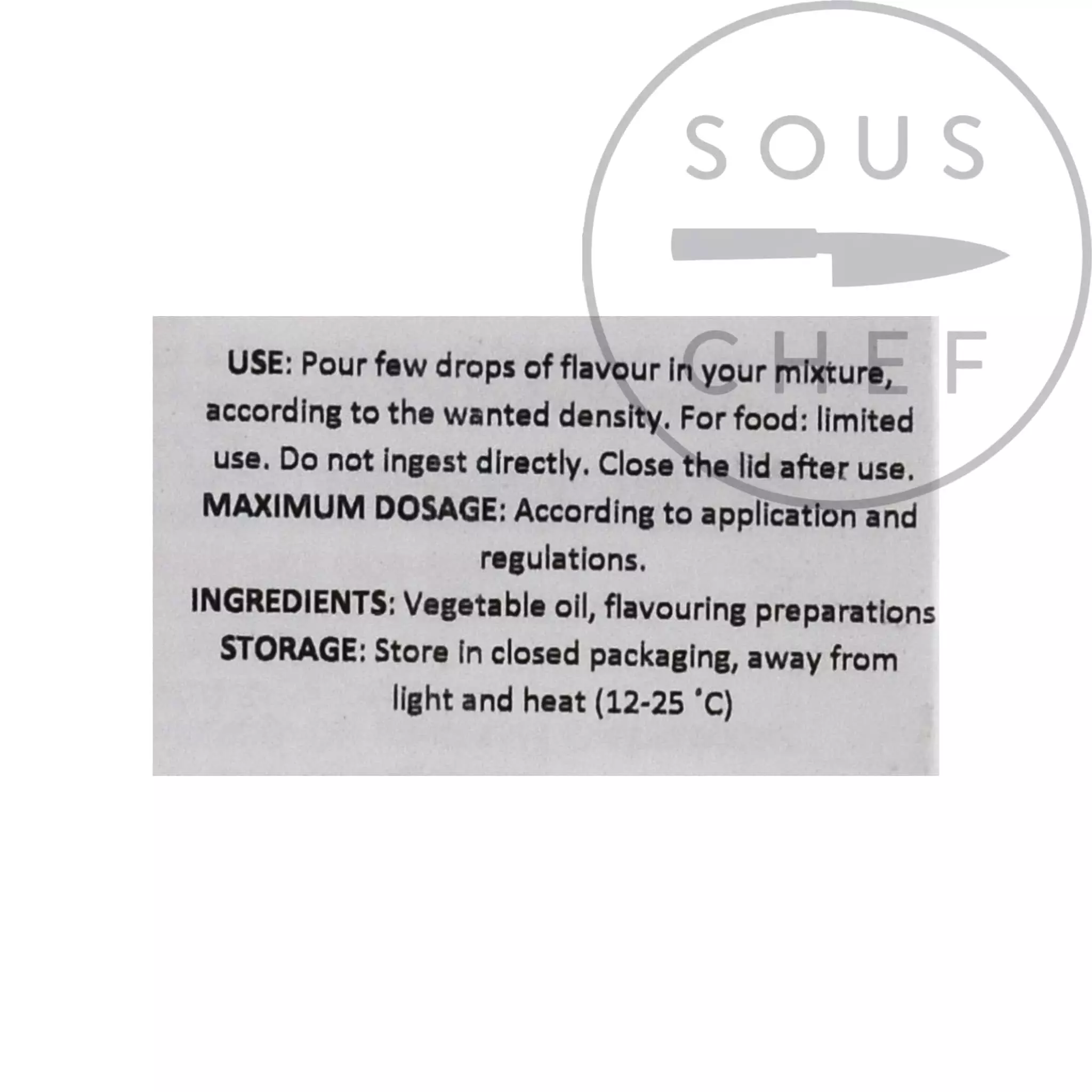 Deco-Relief Natural Concentrated Yuzu Flavour 30ml Ingredients 4 Deco-Relief Natural Concentrated Yuzu Flavour 30ml Ingredients