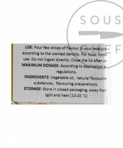 Deco-Relief Natural Concentrated Pistachio Flavour 30ml Ingredients 5 Deco-Relief Natural Concentrated Pistachio Flavour 30ml Ingredients