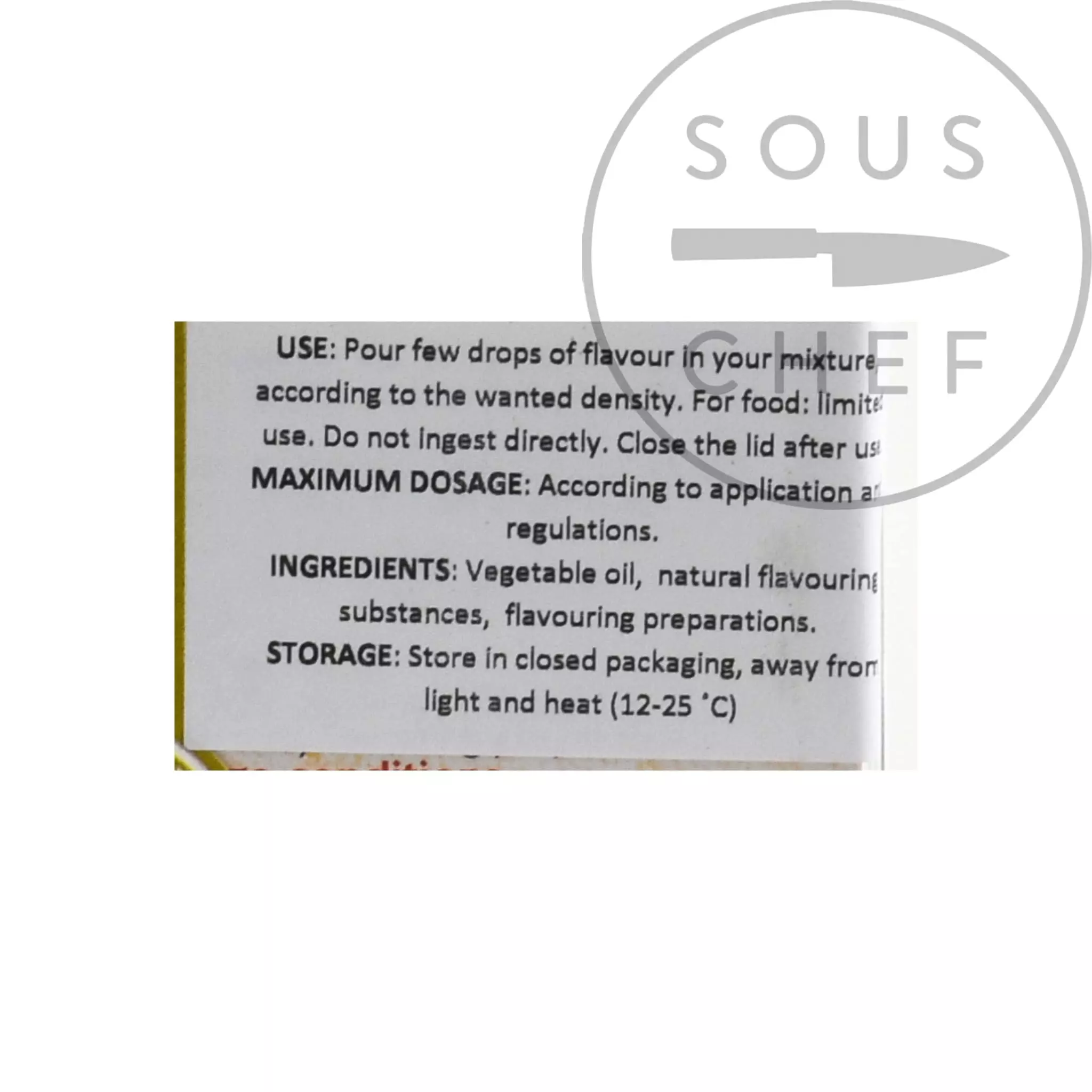 Deco-Relief Natural Concentrated Pistachio Flavour 30ml Ingredients 4 Deco-Relief Natural Concentrated Pistachio Flavour 30ml Ingredients