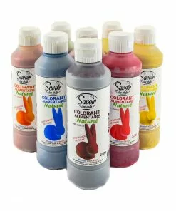 Deco Relief Set Of 8 Velvet Lacquer Natural Colours - 8 X 220g