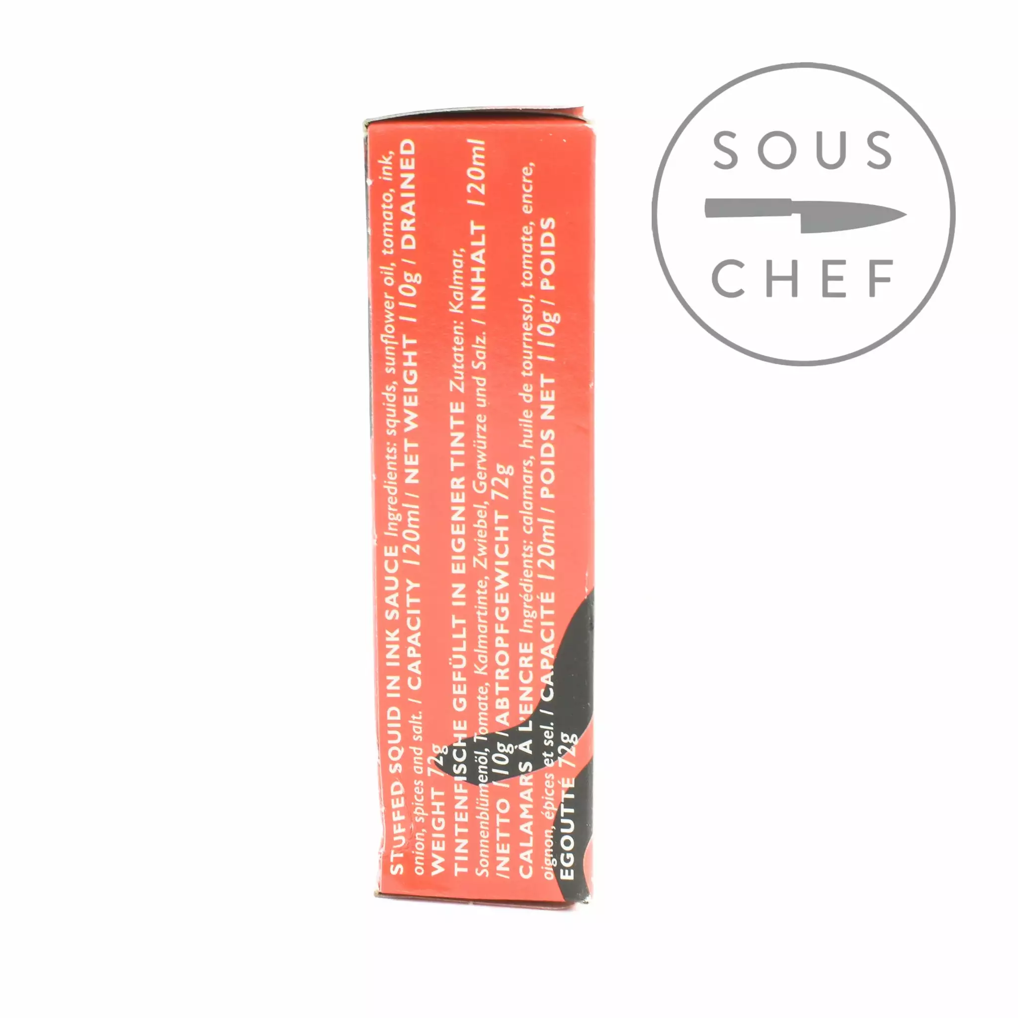 Don Gastronom Stuffed Squids In Ink Sauce (4-6 Pieces) 110g Ingredients 5 Don Gastronom Stuffed Squids In Ink Sauce (4-6 Pieces) 110g Ingredients