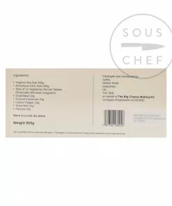 Big Cheese The Ultimate Cheese Making Kit 920g Ingredients 9 Big Cheese The Ultimate Cheese Making Kit 920g Ingredients