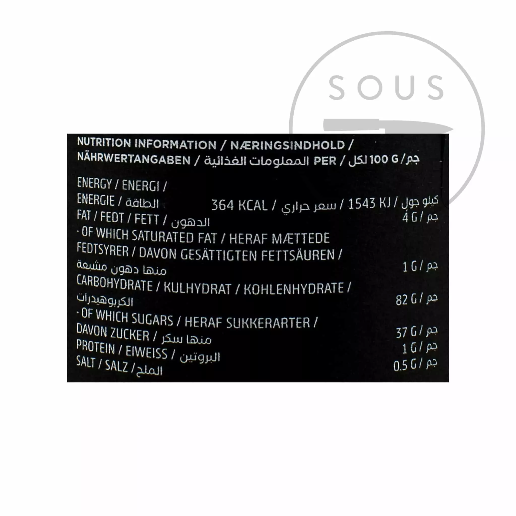 Lakrids Liquorice 4 - Chilli 150g Ingredients 5 Lakrids Liquorice 4 - Chilli 150g Ingredients