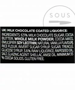Lakrids Liquorice A - Chocolate Coated Liquorice 125g