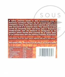 Delicioso Smoked Asturian Chorizo Picante 250g