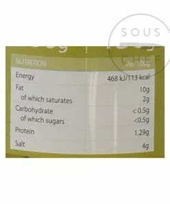 Jose Lou Ingredients Whole Gordal Olives 260g