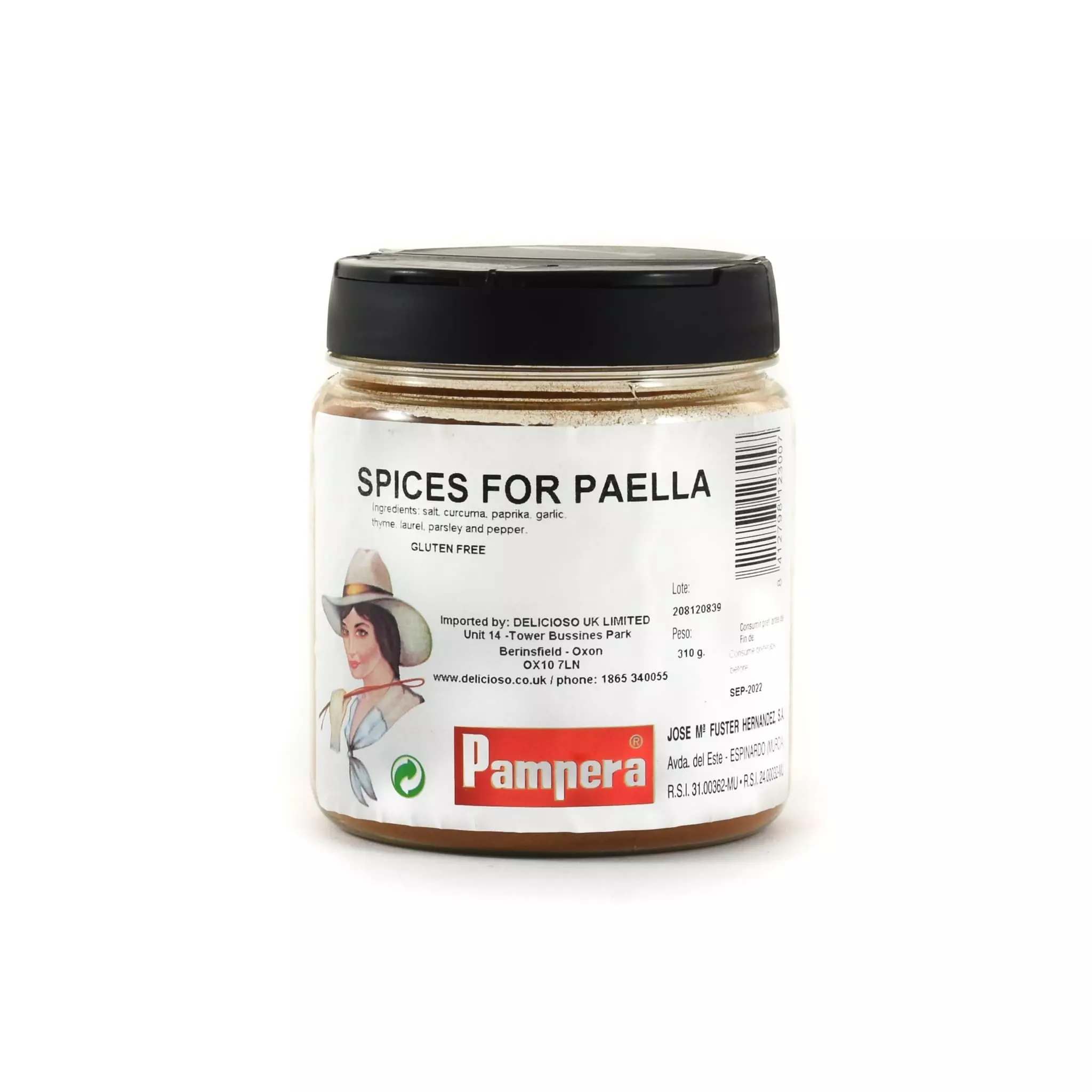 Pampera Paella Spices 310g Ingredients 3 Pampera Paella Spices 310g Ingredients