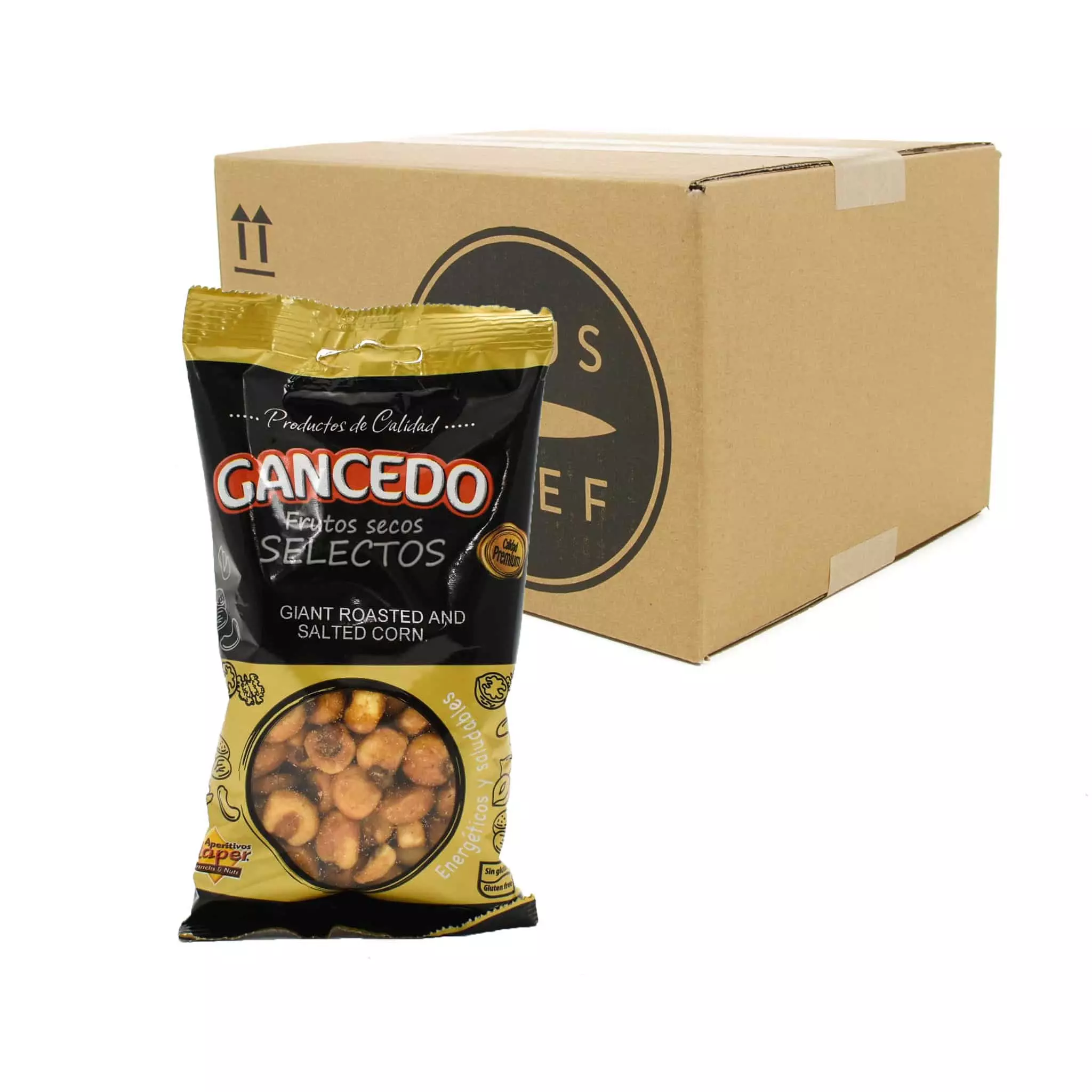 Gancedo Ingredients Kikones - Roasted Corn Snack 6 X 100g 3 Gancedo Ingredients Kikones - Roasted Corn Snack 6 X 100g