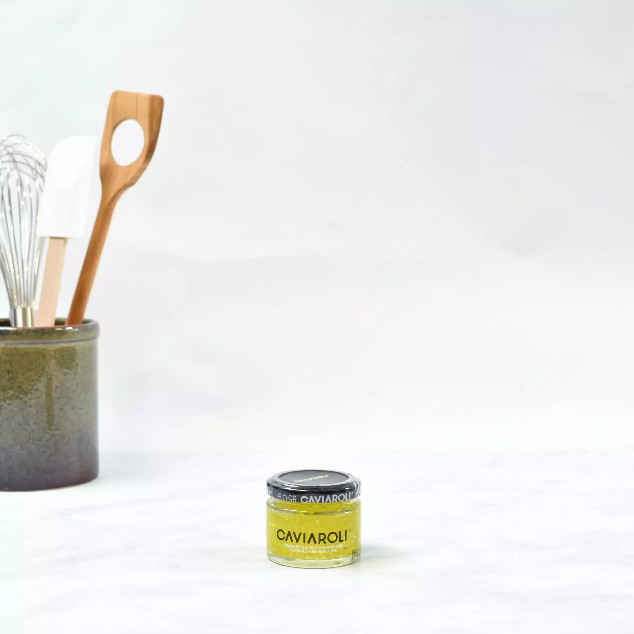 Ingredients Caviaroli Arbequina EV Olive Oil Pearls 50g 5 Ingredients Caviaroli Arbequina EV Olive Oil Pearls 50g