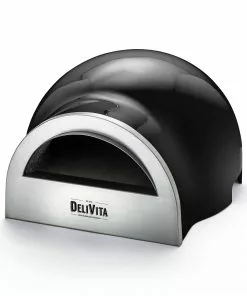 Cookware DeliVita Wood Fired Pizza Oven Very Black
