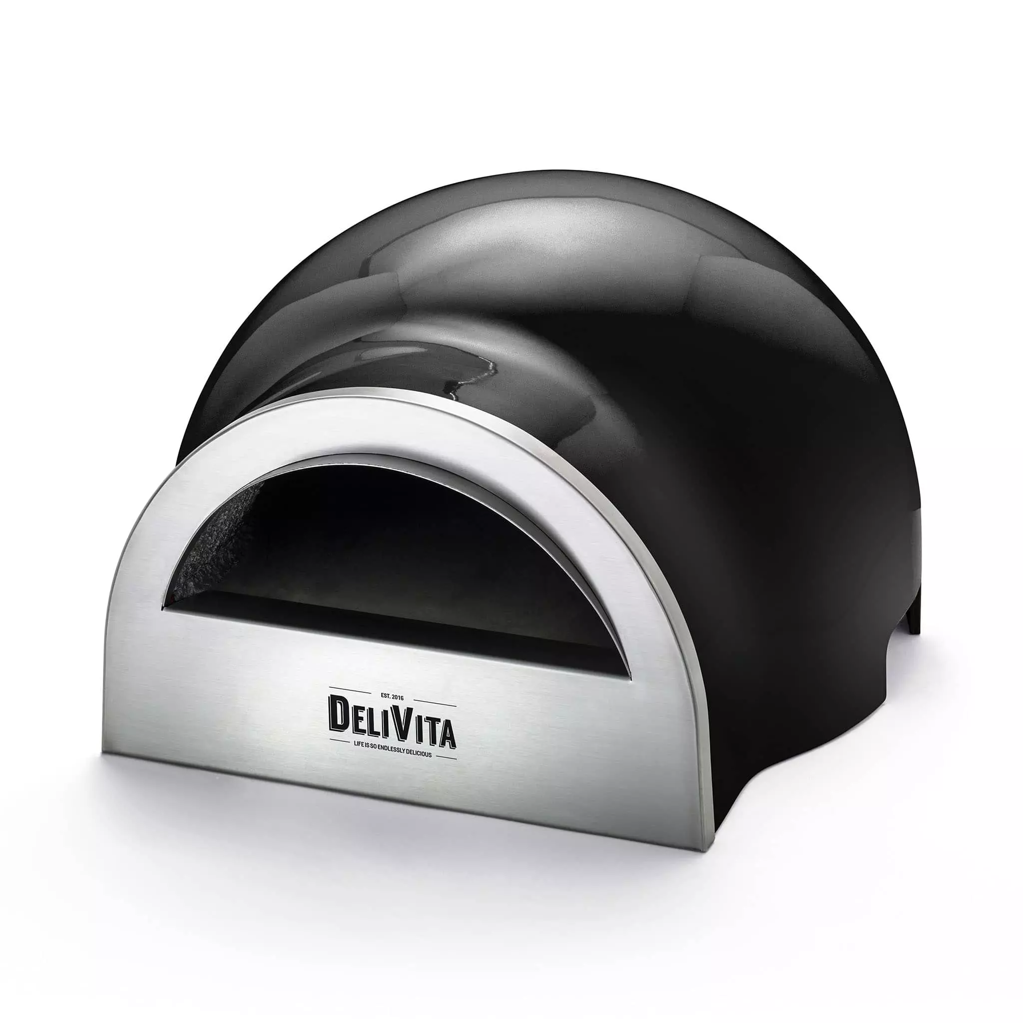 Cookware DeliVita Wood Fired Pizza Oven Very Black 4 Cookware DeliVita Wood Fired Pizza Oven Very Black