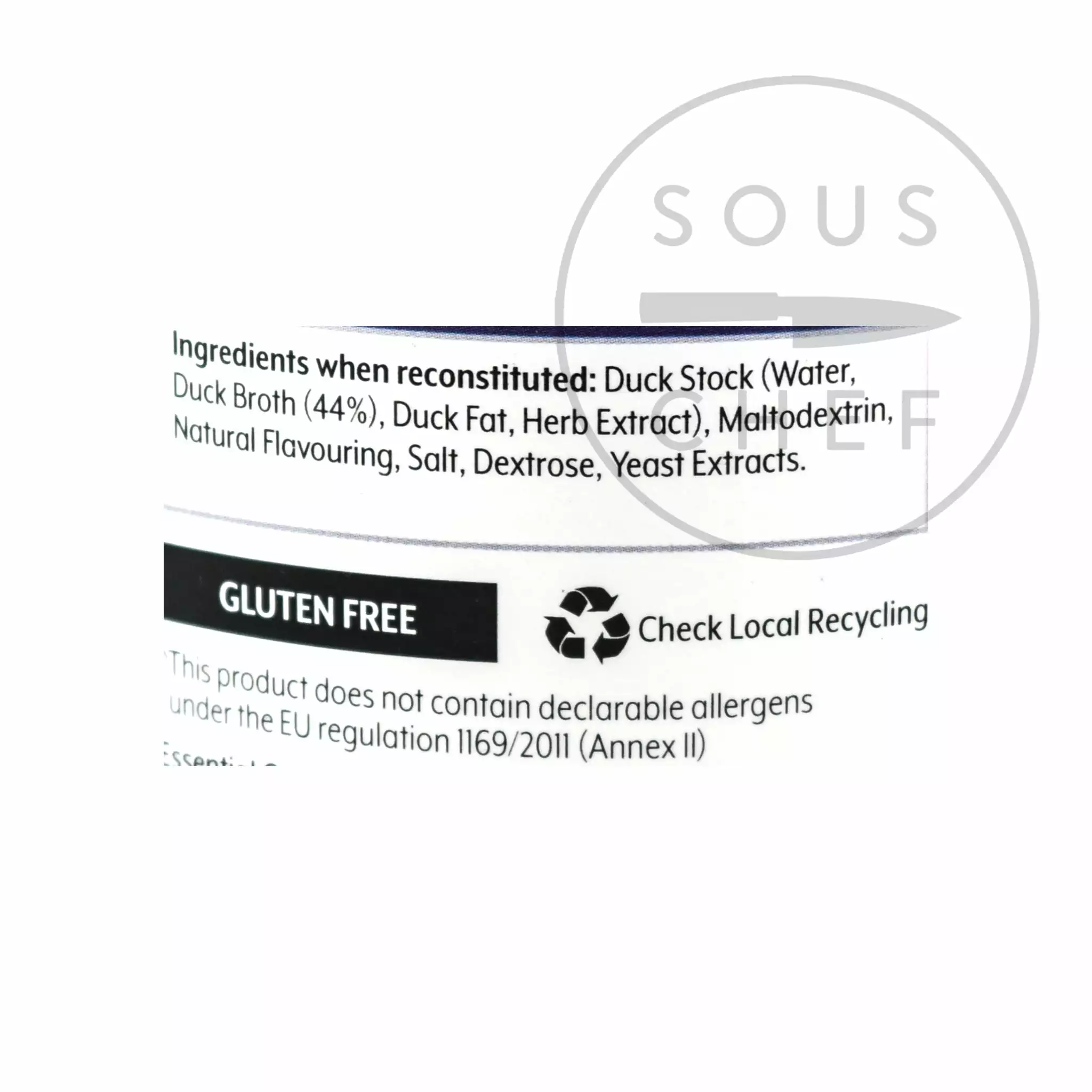 Essential Cuisine Duck Glace 600g Ingredients 4 Essential Cuisine Duck Glace 600g Ingredients