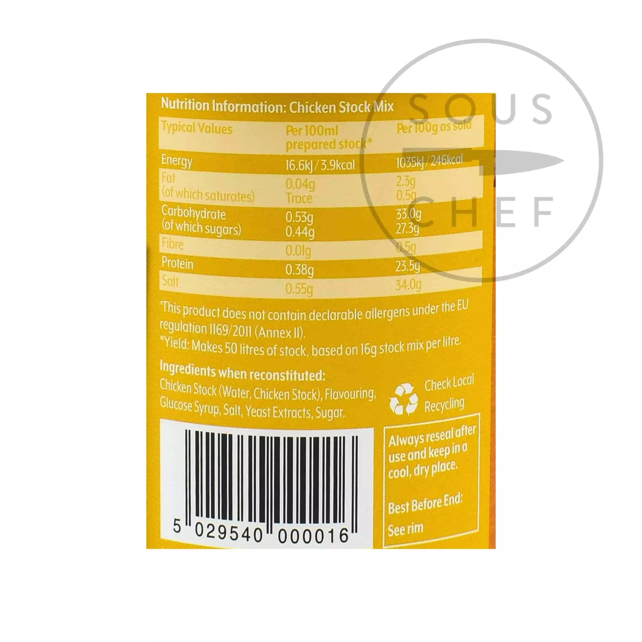 Essential Cuisine Chicken Stock Mix 800g 4 Essential Cuisine Chicken Stock Mix 800g