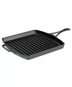 Lodge Blacklock Cast Iron Grill Pan Square 30.5cm Cookware