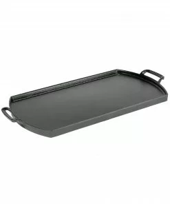 Lodge Blacklock Cast Iron Double Burner 25.5x50.8cm