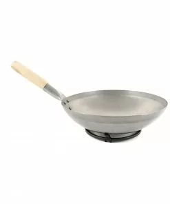 Chinese Tableware Traditional Round-Base Carbon Steel Wok Cookware 7 Chinese Tableware Traditional Round-Base Carbon Steel Wok Cookware