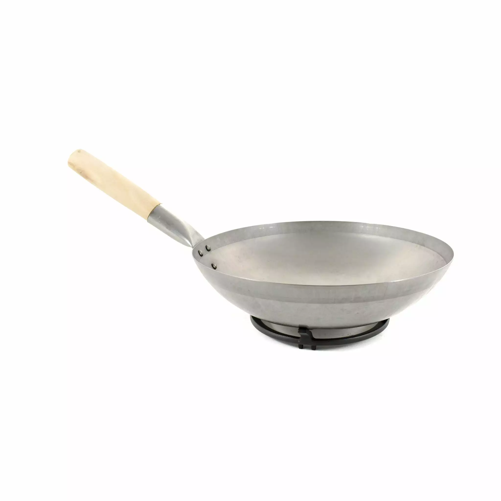Chinese Tableware Traditional Round-Base Carbon Steel Wok Cookware 5 Chinese Tableware Traditional Round-Base Carbon Steel Wok Cookware