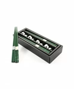 Kiji Stoneware & Ceramics Tableware Panda Chopstick & Rest Set - 4 Pairs