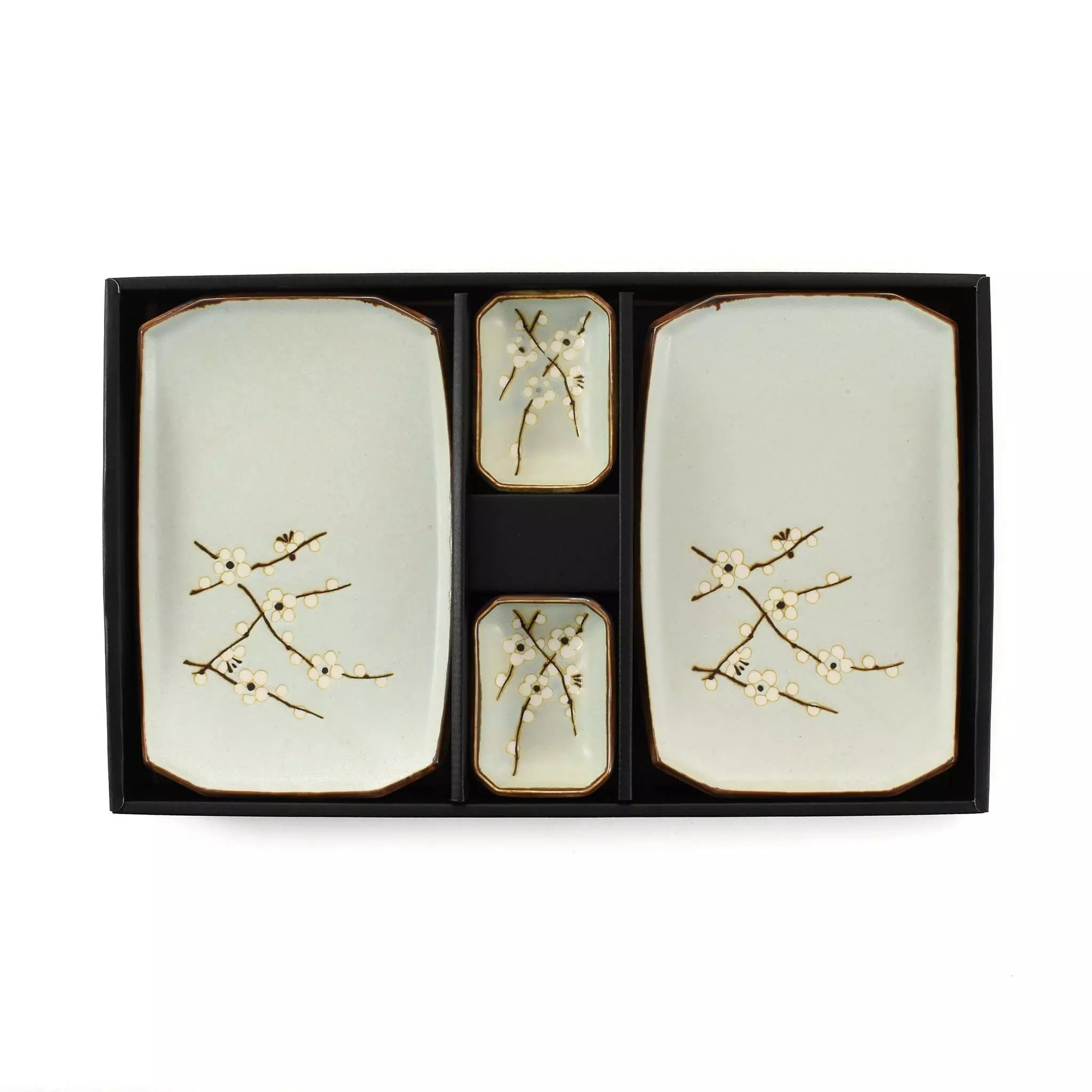 Kiji Stoneware & Ceramics Sakura Blossom Sushi Serving Set Tableware 5 Kiji Stoneware & Ceramics Sakura Blossom Sushi Serving Set Tableware
