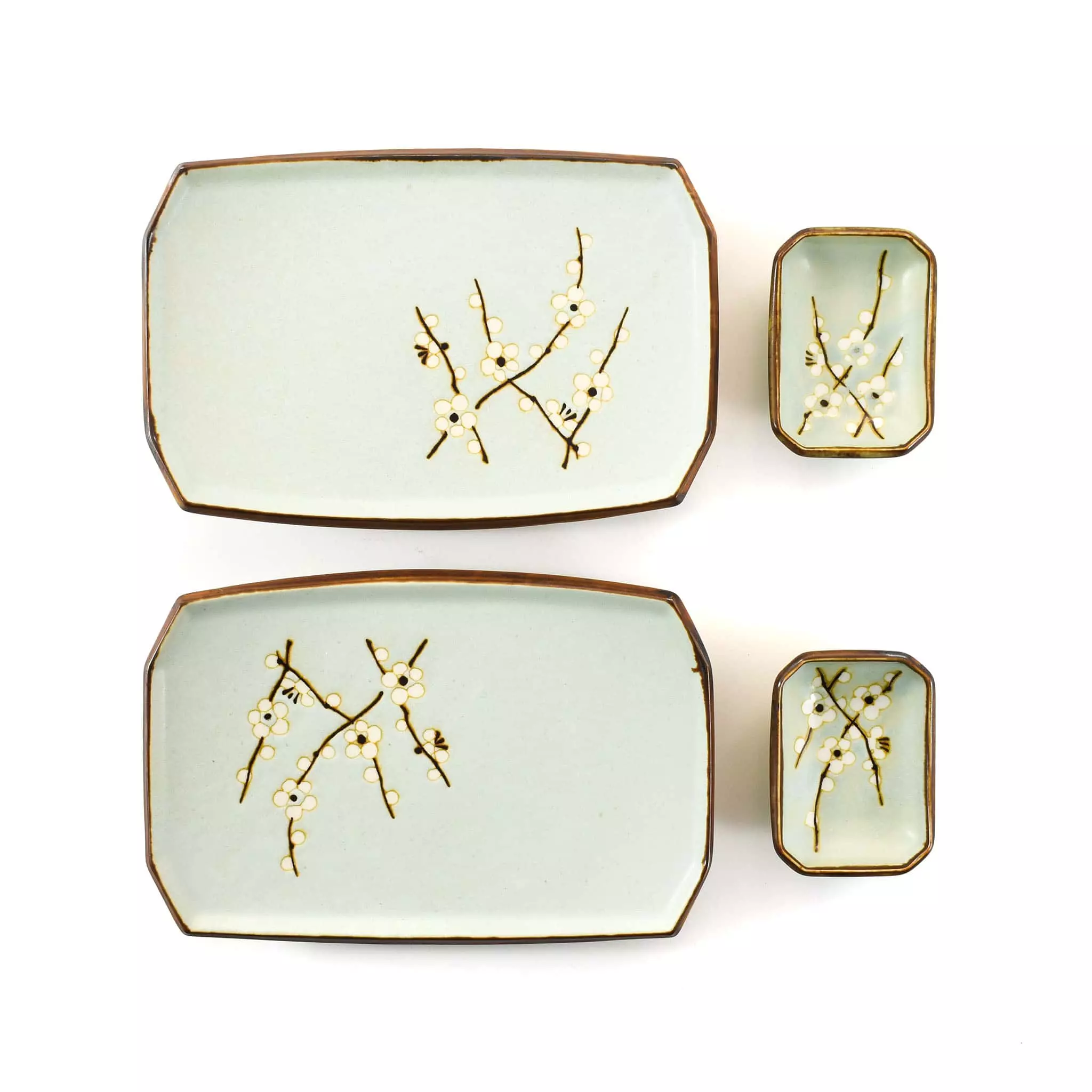 Kiji Stoneware & Ceramics Sakura Blossom Sushi Serving Set Tableware 3 Kiji Stoneware & Ceramics Sakura Blossom Sushi Serving Set Tableware
