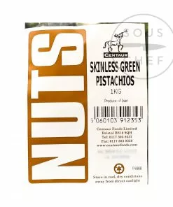 Centaur Ingredients Green Skinless Pistachios 1kg