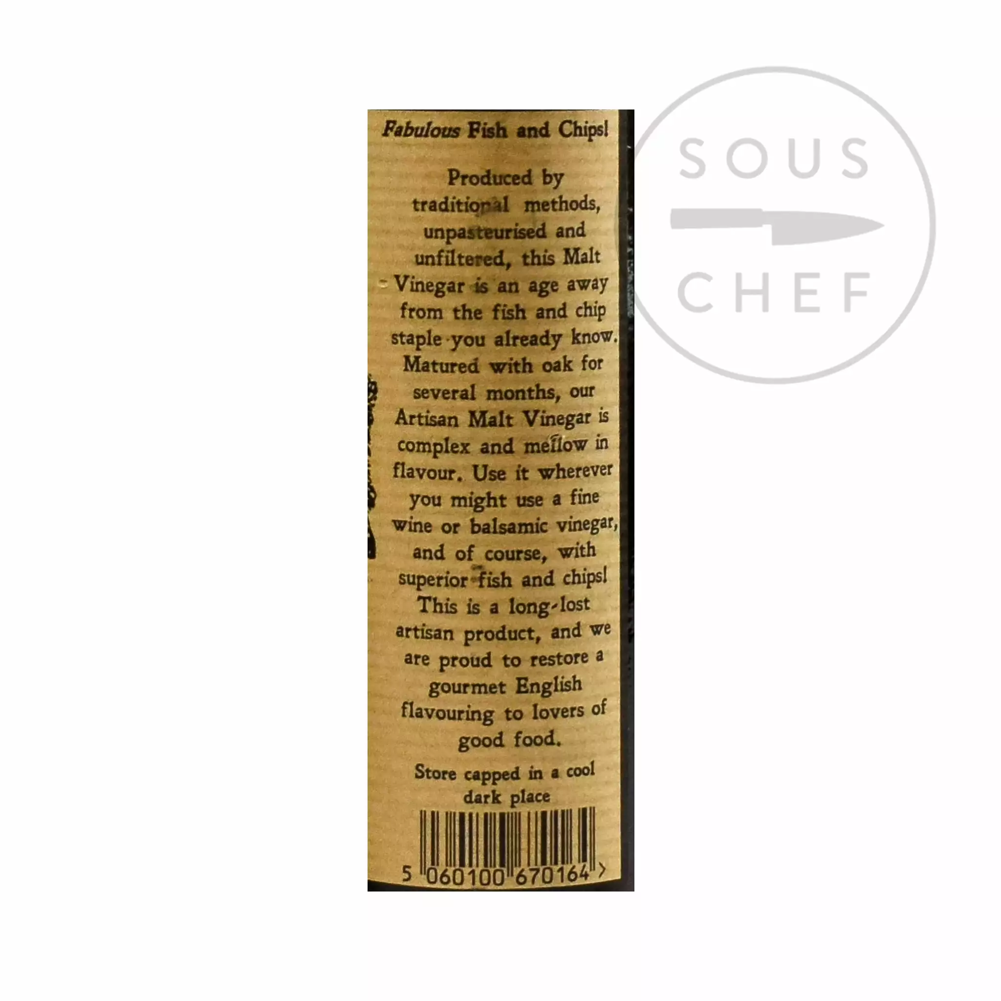 Artisan Malt Vinegar Company Artisan Malt Vinegar 250ml Ingredients 5 Artisan Malt Vinegar Company Artisan Malt Vinegar 250ml Ingredients