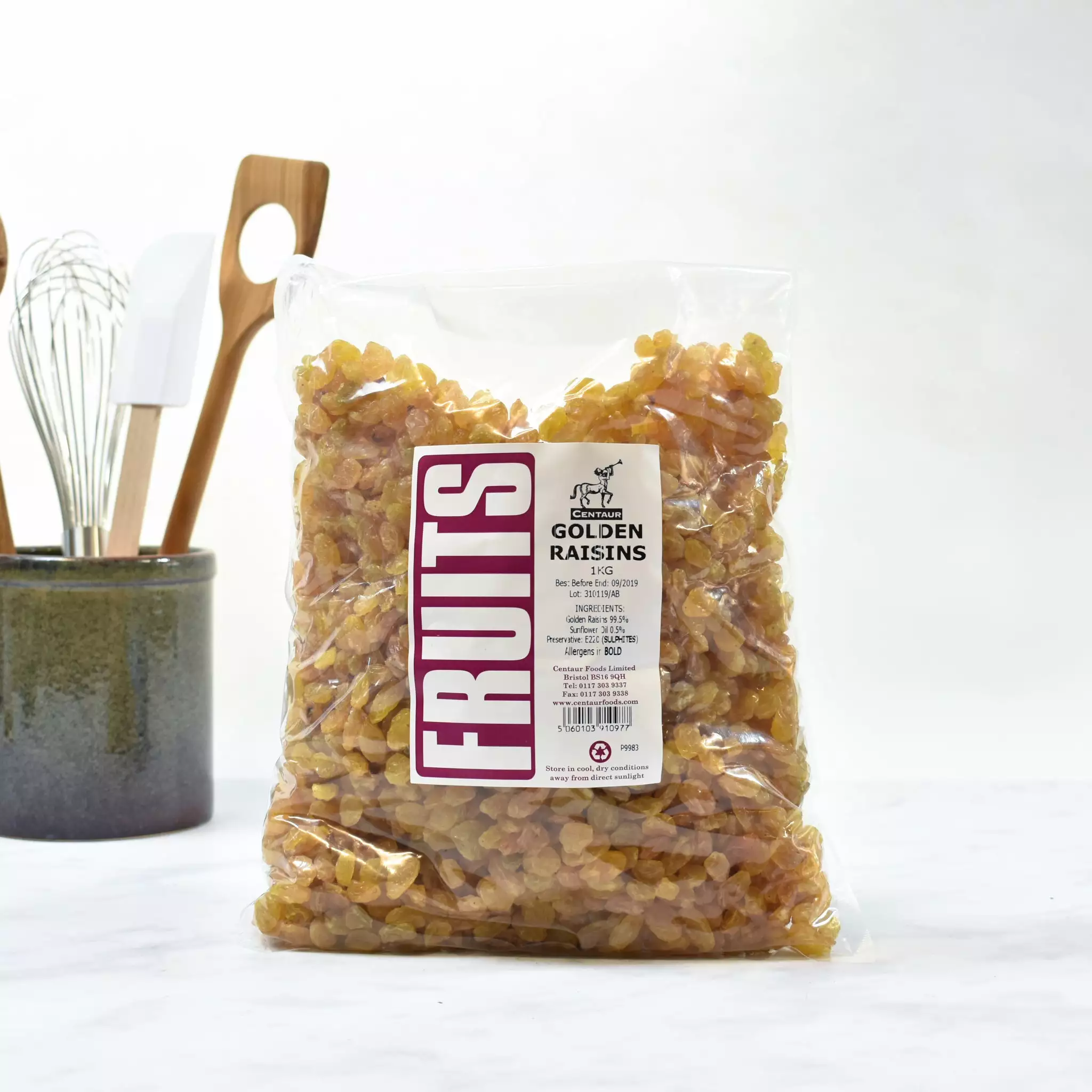 Centaur Golden Raisins 1kg Ingredients 5 Centaur Golden Raisins 1kg Ingredients