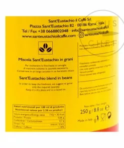 Sant 'Eustachio Il Caffe Ingredients Sant'Eustachio Coffee Beans 250g 11 Sant 'Eustachio Il Caffe Ingredients Sant'Eustachio Coffee Beans 250g