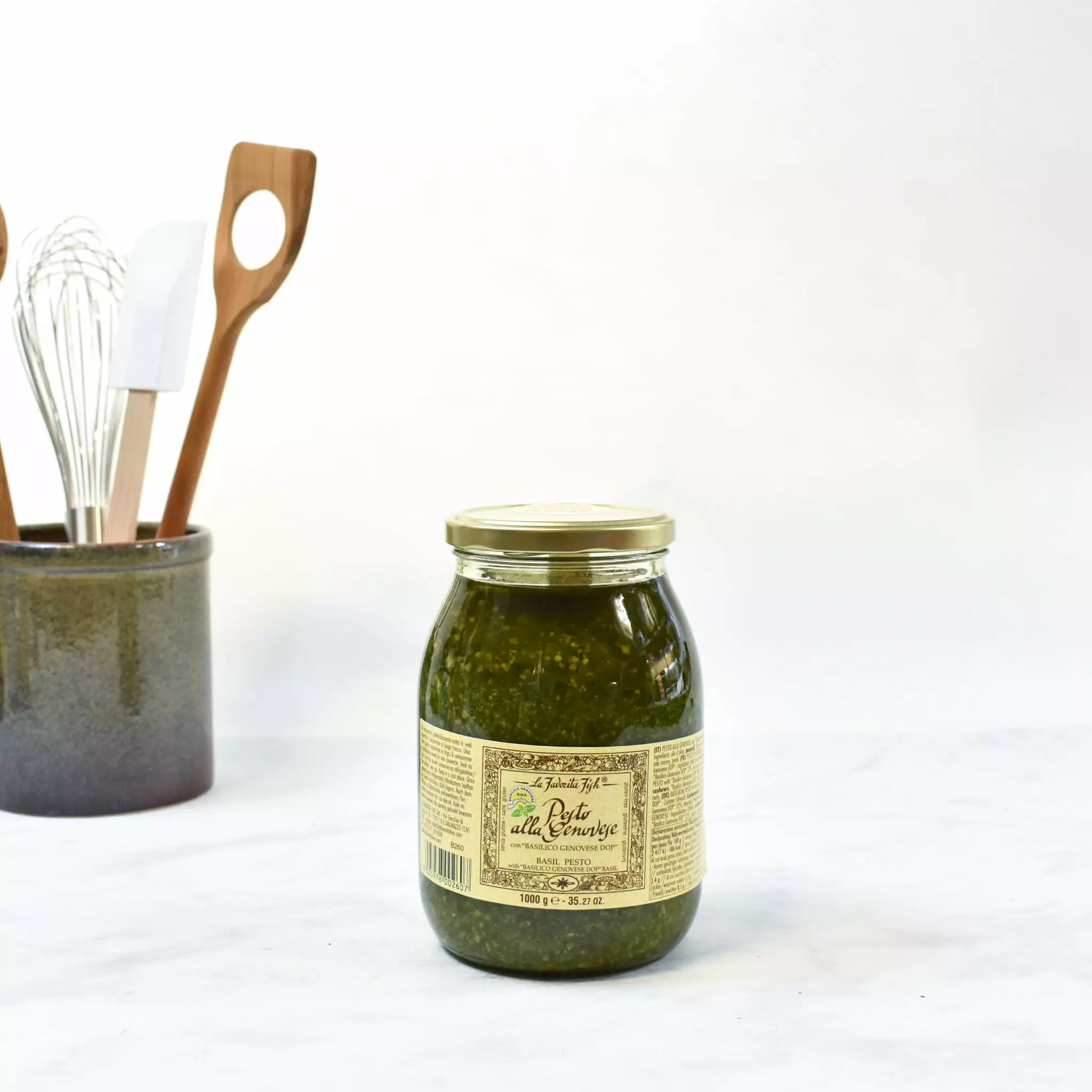 La Favorita Pesto With Genovese Basil DOP Ingredients 8 La Favorita Pesto With Genovese Basil DOP Ingredients