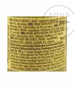 Ingredients La Favorita Artichoke And Garlic Cream 130g