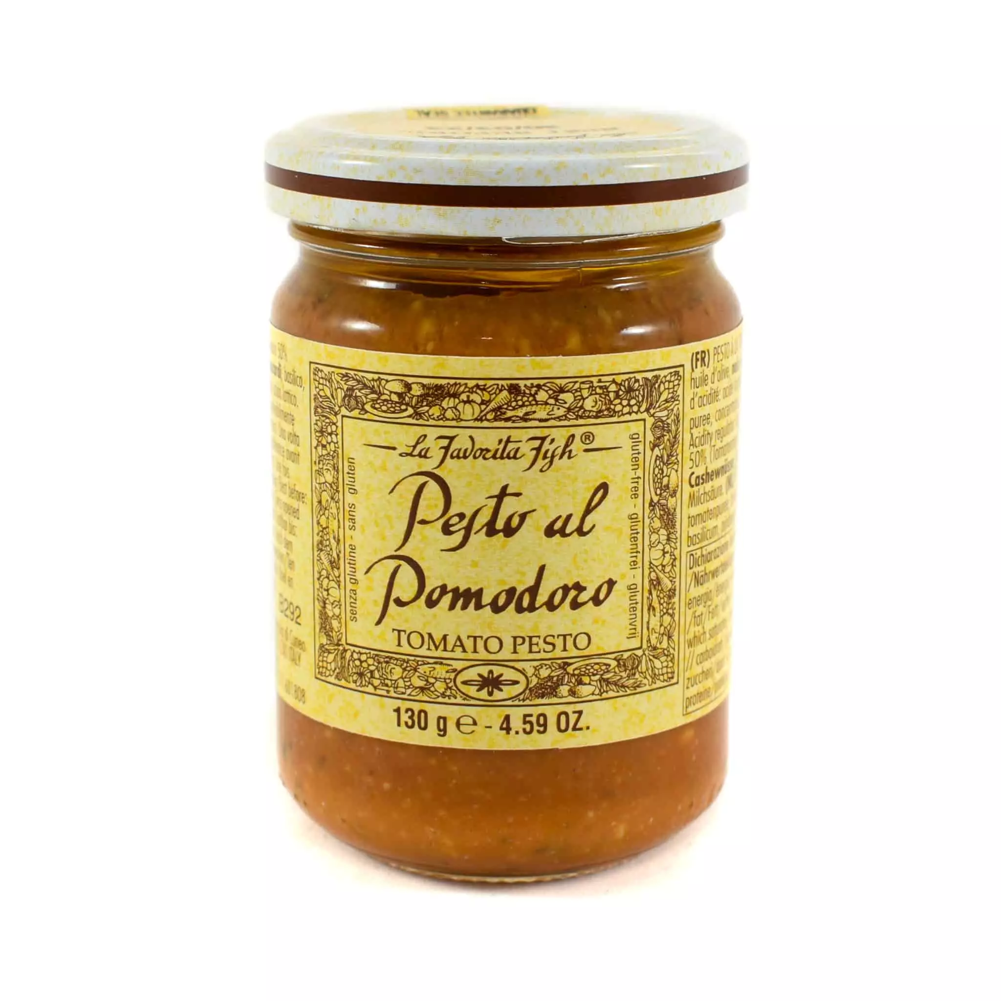 Ingredients La Favorita Tomato Pesto 130g 3 Ingredients La Favorita Tomato Pesto 130g