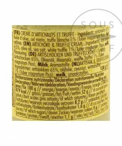 Ingredients La Favorita Artichoke And Truffle Cream 130g