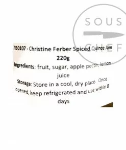Christine Ferber Spiced Quince Jam 220g