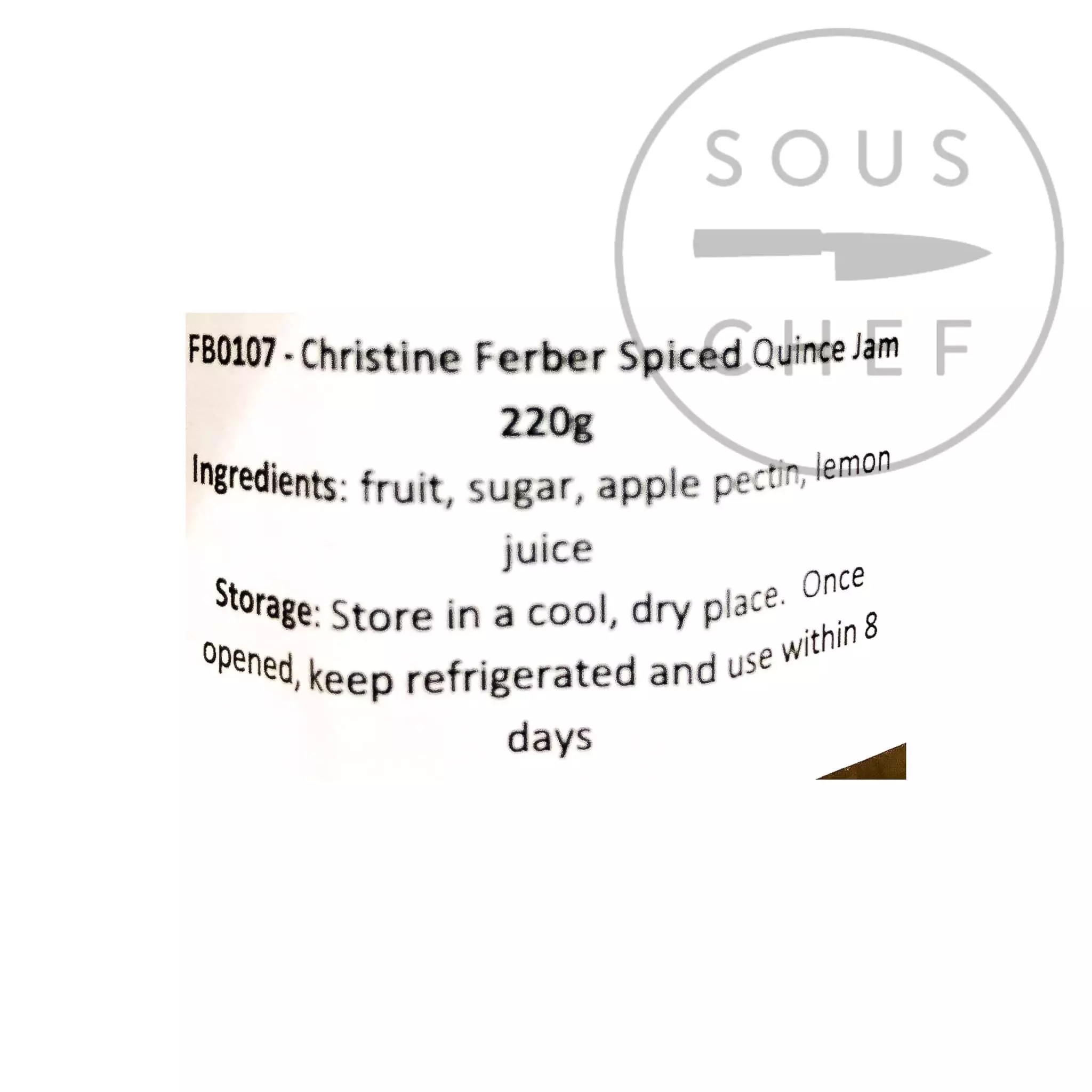 Christine Ferber Spiced Quince Jam 220g 4 Christine Ferber Spiced Quince Jam 220g